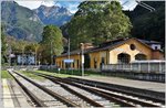 Endstation Chiavenna. Ab hier fährt nur noch der Bus weiter über den Splügen- und Malojapass in die Schweiz. (06.10.2016)