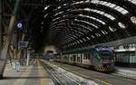 Ein ETR 425 der Trenord verlässt am 01.05.2019 Milano Centrale.