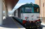 Hier D445 1090 mit R21471 von Firenze S.M.N. nach Borgo S. Lorenzo, dieser Zug stand am 17.7.2011 in Firenze S.M.N. 
