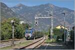 Der FS Trenitalia ME ALn 502 056  Minuetto  (95 83 4502 056-3 I-TI) erreicht als Regionalzug von Aosta nach Ivrea den Bahnhof von Verres.

11. September 2023