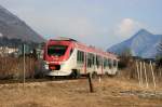 Ein Minuetto auf der Fahrt von Trento nach Bassamo del Grappa bei Novaledo; 05.02.2012