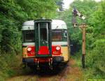 FS ALn668.1452 painted with the historical livery, near Cant on the 7th of June in 2008. This photo-extra-train has been perfectly organised by Michele Cerutti (micrail@libero.it)