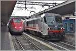 ETR500 und E401 012 in Roma Termini.