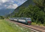 E 405 024 + E 405 014 + E 405 018 + E 405 007 am 20.07.2013 bei Campo di Trens.