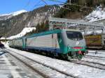 3 Loks der BR 412 warten am Brenner auf ihren nchsten Einsatz. 04.02.06