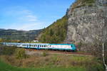 E 464 055 mit dem R 20725 (Brennero/Brenner - Merano/Meran) bei Sterzing.