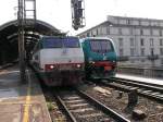 FS e444 081 + e 464 183 am 29-8-2004 in Milano Centrale