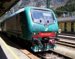 TRENITALIA E 464.249 mit dem R 2261 nach Bologna Centrale, im Bf Brenner 08.05.2008