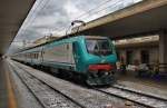 Hier E464 506 mit R3171 von Firenze S.M.N. nach Arezzo, dieser Zug stand am 21.7.2011 in Firenze S.M.N. 