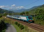 E 464 052 mit einem Regionalzug am 05.09.2013 bei Albes.