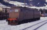 Grenzbahnhof San Candido / Innichen am 21.1.1991.