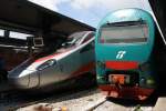 Gegenstze II: FS ALe 426/ALE 506 (Treno 94) und Pendolino ETR 610 in Venezia Santa Lucia (12.05.2010)