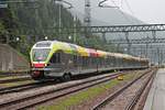 Einfahrt am Nachmittag des 03.07.2018 von ETR 170 132 als Regionalzug (Marano/Meran - Brennero) in den Endbahnhof. Nach einem Richtungswechsel ging es dann wieder zurück nach Merano.