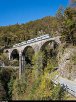 SSIF ABe 4/6 62 und 63 als Centovalli-Express Locarno - Domodossola am 11.