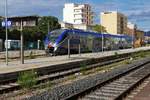 MD 080 (95 83 3501 080-6 I-TI) am 03.10.2019 im Bahnhof von Olbia.