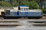 LDe 616 der FdS ('Ferrovie della Sardegna', italienische Schmalspur-Eisenbahngesellschaft auf Sardinien, die aktuell zum sardischen Verkehrsbetrieb 'arst' gehört) am 01.10.2019 in Mandas.