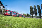 Nachschuss von TW 21 zwischen Soprabolzano/Oberbozen und Linzbach.