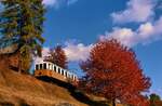 Eine herbstliche Begegnung mit der Rittner Bahn in Südtirol (29.10.1985)