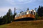 Erlebnis Überlandstraßenbahn in Südtirol: Rittner Bahn im Herbst 1985.