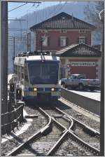 D48 nach Domodossola mit ABe 4/6 62 der SSIF in Ponte Brolla.