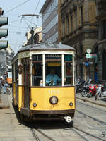 Der ATM Ventotto-Triebwagen 1789 in Mailand. (April 2015)