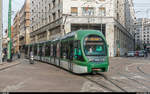 ATM Milano Sirio 7103 am 29. November 2018 auf der Linie 15 nach Rozzano an der Piazza Giuseppe Missori.