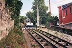 Tram Triest-Opicina__Tw wird auf dem Seilbahn-Abschnitt aufwärts geschoben.__08-06-2008