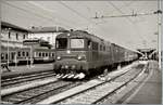 Die FS D 345 1117 steht mit einem Regionalzug nach Novara in Domodossola.