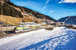 ETR 170 038-3 fährt als REX 1858 (Lienz - Fortezza-Franzensfeste), kurz vor dem Bahnhof San Candido/Innichen vorüber.