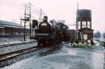 C55 52 nach getaner Arbeit in Miyakonoj an der Passstrecke zwischen Kagoshima und Miyazaki im Sden von Kysh, 12.August 1972. 