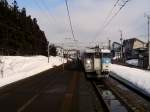 Serie 115 des zentraljapanischen Hochlands: Sekiyama am Myôkô-Kôgen -Pass zwischen dem Japanischen Meer und dem Becken von Nagano.