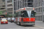 CLRV Tramzug der TTC 4195, auf der Linie 505 unterwegs in Toronto. Die Aufnahme stammt vom 23.07.2017.