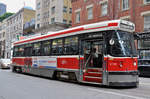 CLRV Tramzug der TTC 4110, auf der Linie 506 unterwegs in Toronto.