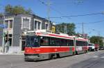 Kanada / Ontario: Straßenbahn Toronto: ALRV-Wagen Nr. 4244 unterwegs in der Broadview Avenue in Toronto. Aufgenommen im August 2012.