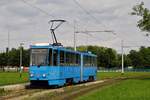 KT4YU 312 der Linie 13 bei der Einfahrt in die Haltestelle Ferenscia. (31.05.2019)