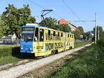 Am Abend des 07. September 2023 fuhr der Tatra KT4YU als Kurs 0206 auf der Linie 2 auf seinem Weg nach 
Črnomerec
 die Jukićeva ulica entlang.