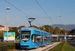 Tw.2224 in der Avenija Marina Drzica kurz vor der Haltestelle Autobusni Kolodvor Zagreb. (22.09.2024)