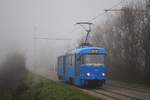 T4YU 410 auf der Talfahrt nach Mihaljevac im Vorort Gracani.