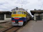 ER2M-60501/ER2M-60509 mit Regionalzug 6727 Riga Pasazieru-Jelgava auf Bahnhof Riga Pasazieru am 1-5-2010.