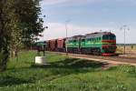 2M62U - 0093 mit Gterzug vor Nicgale (10.05.2009)