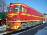 TEP 60 1206 am 10.02.2007 im Eisenbahnmuseum Riga.