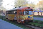 Noch aus der sowjetischen ra stammt diese am 2.5.2012 noch immer im Linien
Dienst der Stadt Daugavpils eingesetzte Tram Nr. 060.