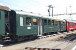 Leichtstahl AB4 von 1954 des Eisenbahnclub Schaan-Vaduz Liechtenstein, auf der Fahrt zum Dampflok-Treffen in Koblenz am 23. 8. 2009