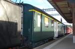 SBB Leichtstahl-Wagen AB4 von 1954 des Eisenbahnclub Schaan-Vaduz Liechtenstein, bei einer Eurovapor Dampf-Sonderfahrt im August 2009