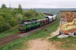 2M62K - 0927 mit Gterzug in Jonava (07.05.2009)