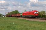 ER 20CF - 016 und 013 mit Gterzug bei Kutiskiai (11.05.2009)