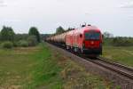 ER 20CF - 030 und 025 mit Kesselzug bei Girkautai (11.05.2009)