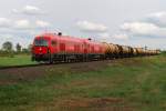 ER 20CF - 017 und 020 mit Kesselzug bei Girkautai (11.05.2009)