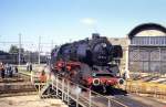 Anllich der Jubilumsfeier war am 7.9.1996 auch die Dampflok 503666
der damals noch existierenden Vennbahn zu Besuch im Depot der Hauptstadt
Luxembourg.