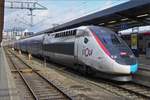 Der SNCF TGV iՈOUi Duplex 4711 ist soeben aus Frankreich kommend in den Bahnhof von Luxemburg eingefahren. (Hans)21.02.2020